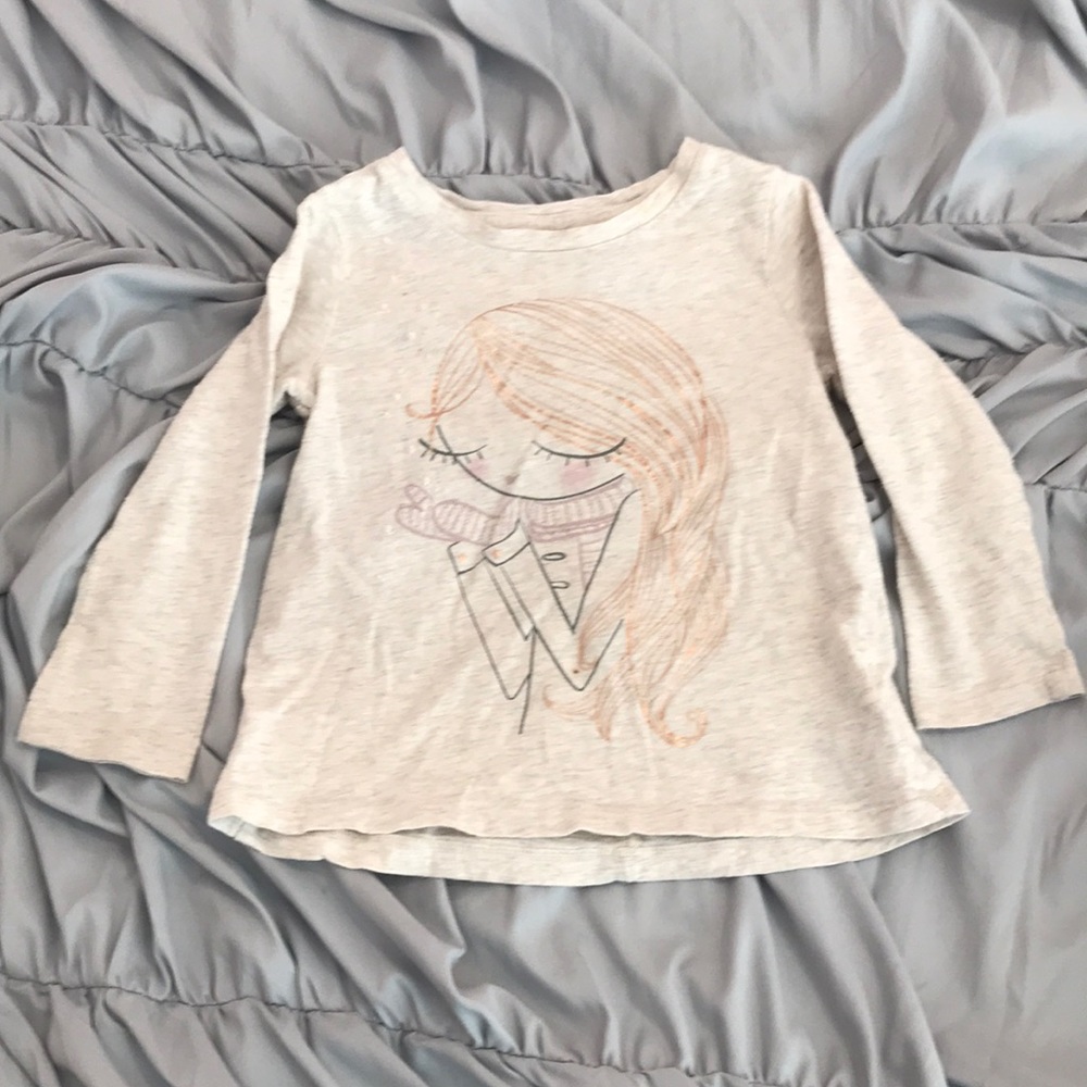 Gap snow girl top